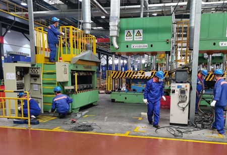 设备拆装搬运-广州某公司设备拆装搬运