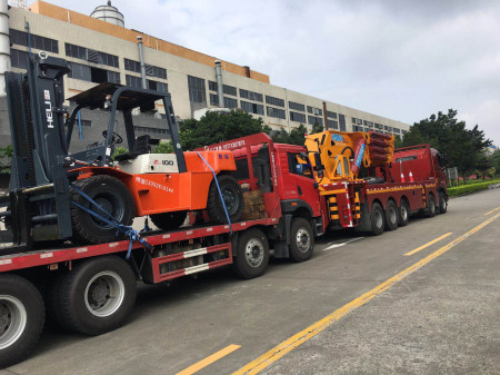 设备搬运-清远某公司设备搬运