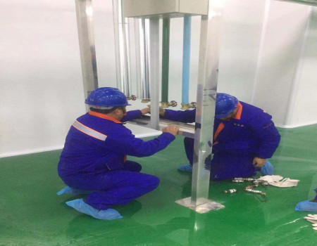 设备移位-清远某公司设备移位