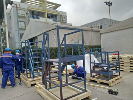 木箱包装-中山某公司出口设备包装